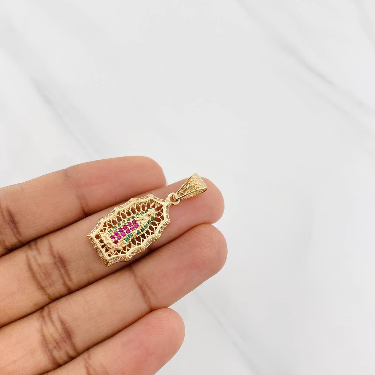 Dije Virgen de Guadalupe 3.25g / 1 1/4 in Oro Amarillo 18K