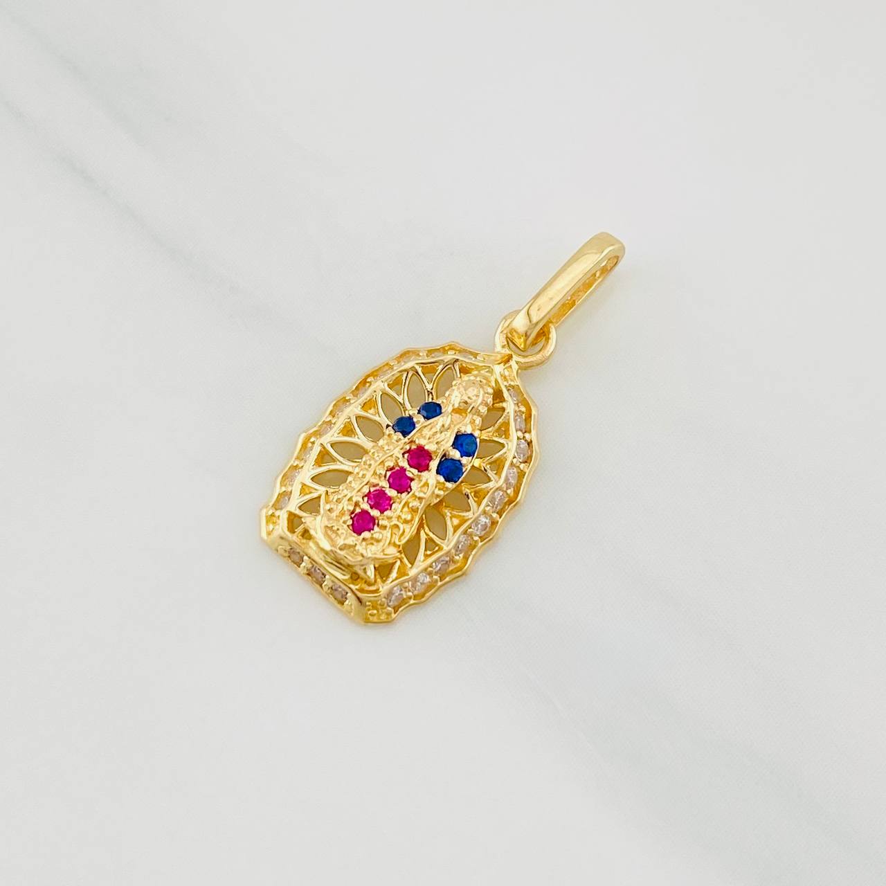 Dije Virgen de Guadalupe 1.35g / 3/4 in Oro Amarillo 18K