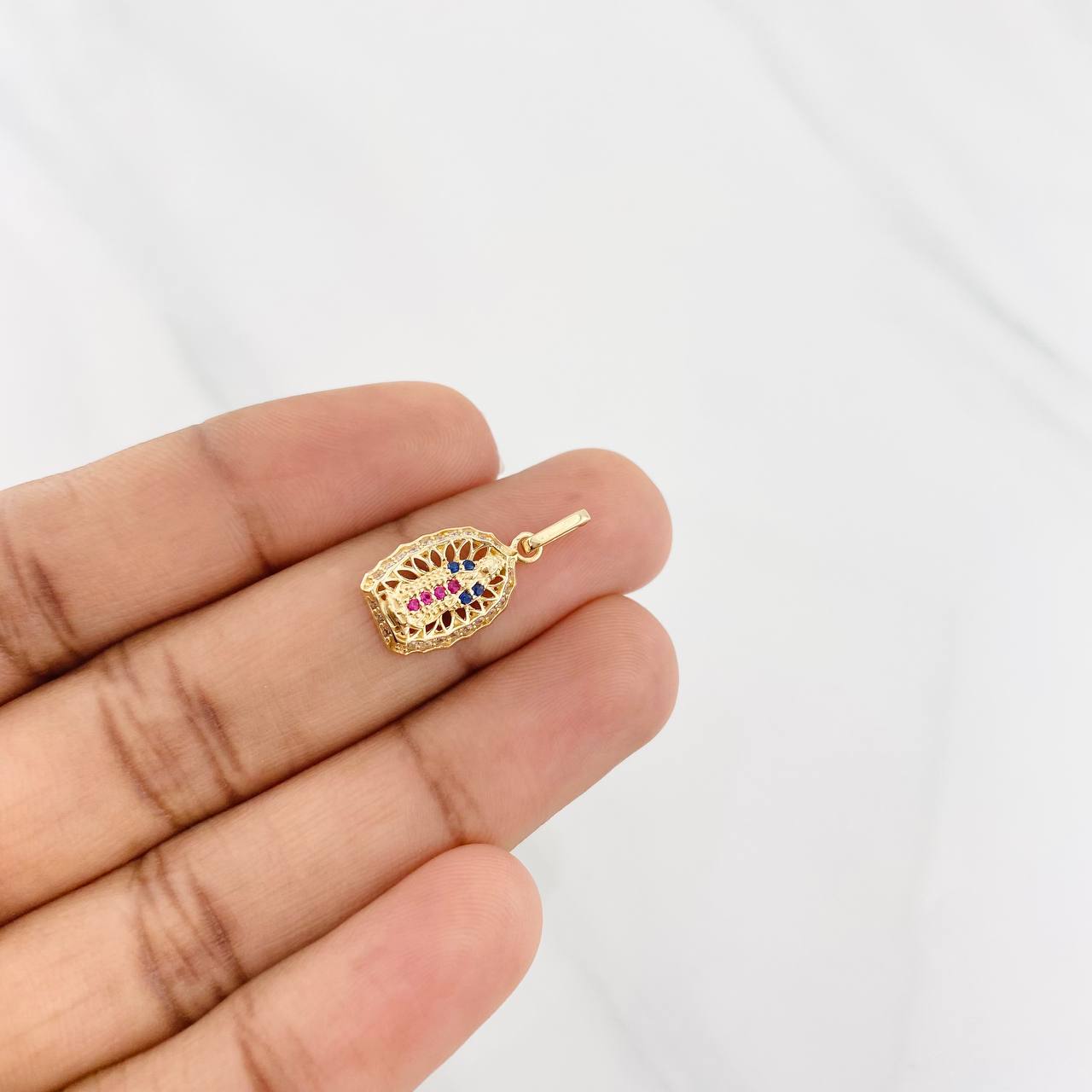 Dije Virgen de Guadalupe 1.35g / 3/4 in Oro Amarillo 18K