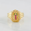 Virgin of Guadalupe Ring 4.4g / T7 Yellow Gold 18K