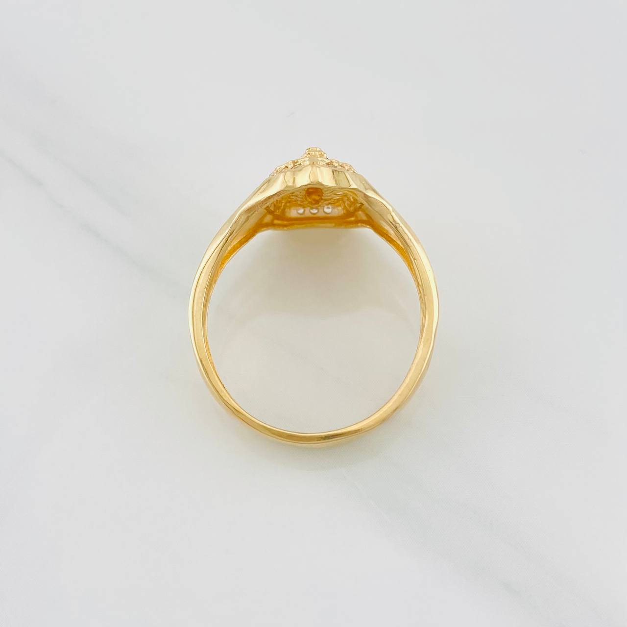 Virgin of Guadalupe Ring 4.4g / T7 Yellow Gold 18K