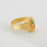 Virgin of Guadalupe Ring 4.4g / T7 Yellow Gold 18K