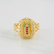 Anillo Virgen de Guadalupe 3.85g / T5 3/4 Oro Amarillo 18K