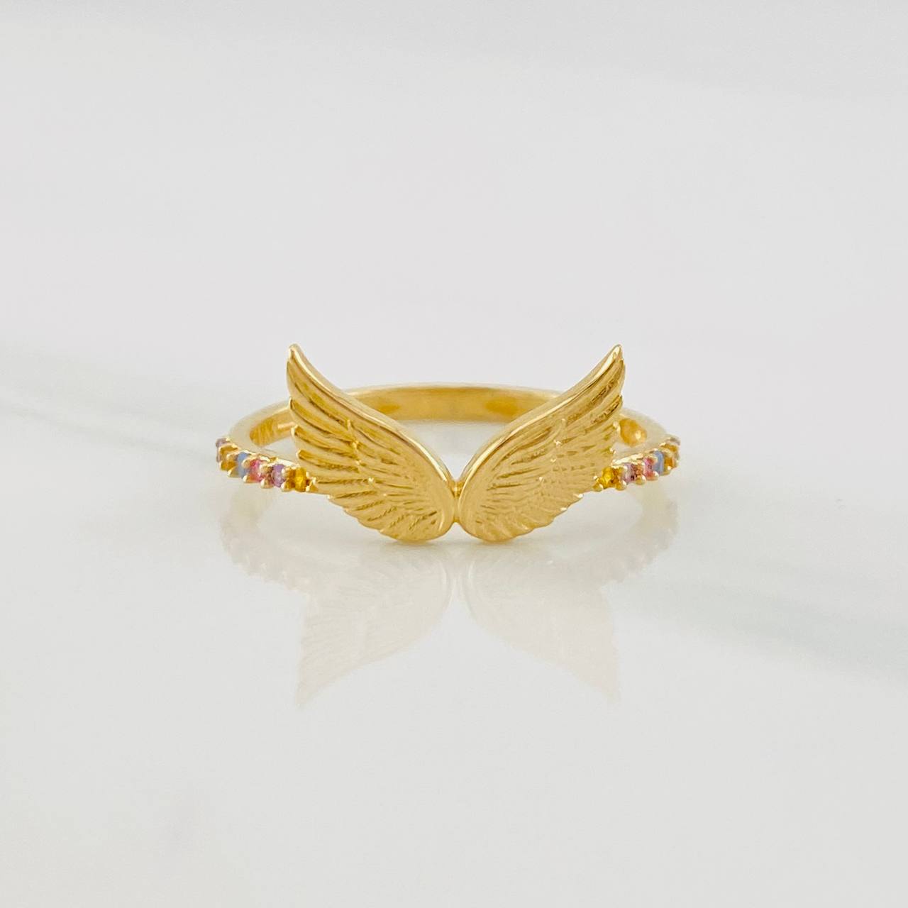 Wings Ring 1.55g / T6 1/4 Yellow Gold 18K