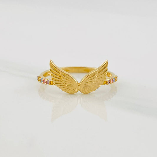 Wings Ring 1.55g / T6 1/4 Yellow Gold 18K