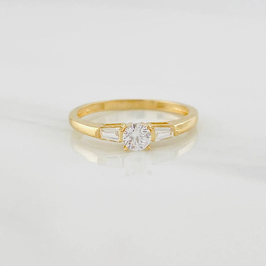 Anillo Solitario 1.5g / T6 3/4 Oro Amarillo 18K