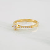 Anillo Solitario Churumbela 1.65g / T6 3/4 Oro Amarillo 18K