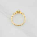 Anillo Solitario Churumbela 1.65g / T6 3/4 Oro Amarillo 18K