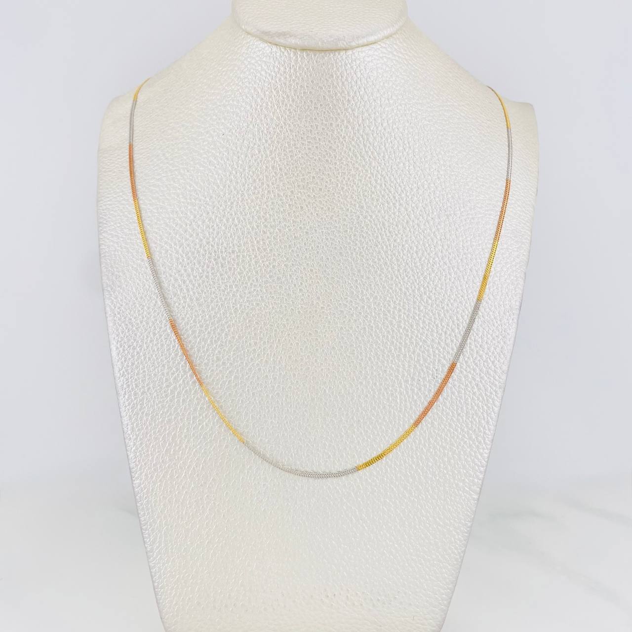 Sedusa Chain 1.55g / 18 in / 1.47mm Three Golds 18K