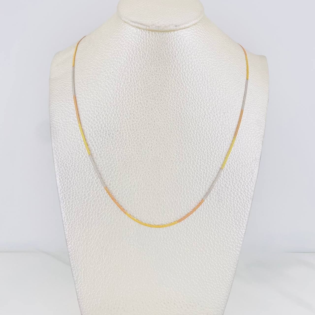Sedusa Chain 1.55g / 16 in / 1.45mm Three Golds 18K
