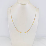 Sedusa Chain 1.55g / 16 in / 1.45mm Three Golds 18K