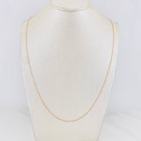 Chain Drawer 1g / 20 in / 1mm Rose Gold 18K