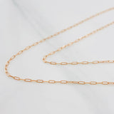 Chain Drawer 1g / 20 in / 1mm Rose Gold 18K