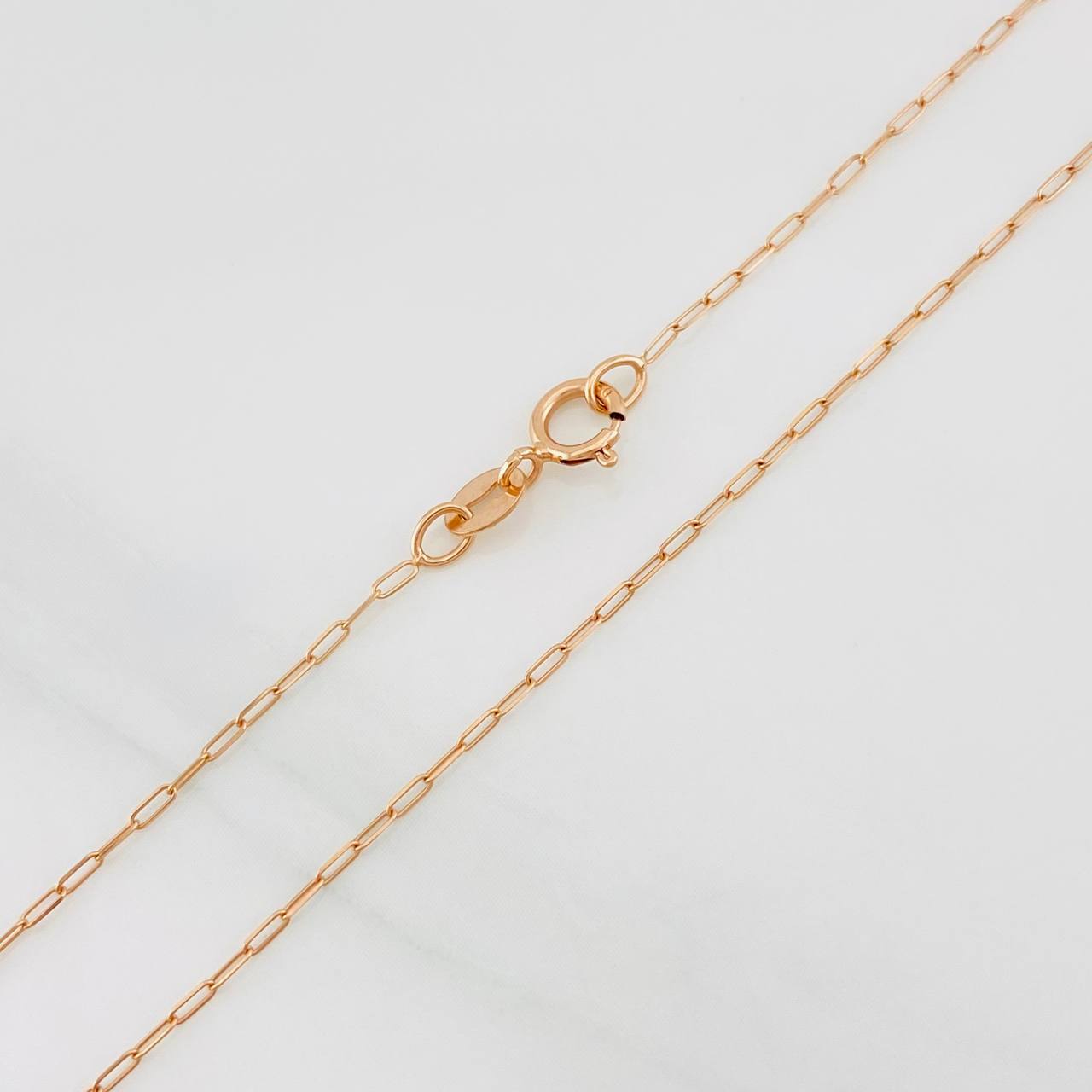 Chain Drawer 1g / 20 in / 1mm Rose Gold 18K