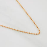 Cadena Militar 2g / 20 in / 1.02mm Oro Rosa 18K