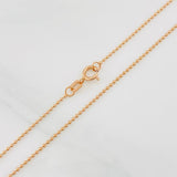 Cadena Militar 2g / 20 in / 1.02mm Oro Rosa 18K