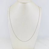 Cadena Veneciana 1.35g / 20 in / 0.62mm Oro Blanco 18K