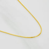 Cadena Veneciana 2.15g / 22 in / 0.7mm Oro Amarillo 18K
