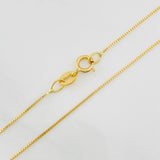 Venetian Chain 1.7g / 18 in / 0.64mm 18K Yellow Gold