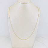 Venetian Chain 0.8g / 16 in / 0.44mm Yellow Gold 18K