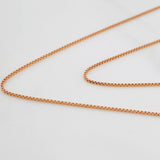 Cadena Veneciana 0.95g / 18 in / 0.55mm Oro Rosa 18K