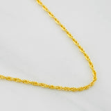 Cadena Lazo 1.1g / 24 in / 1.2mm Oro Amarillo 18K