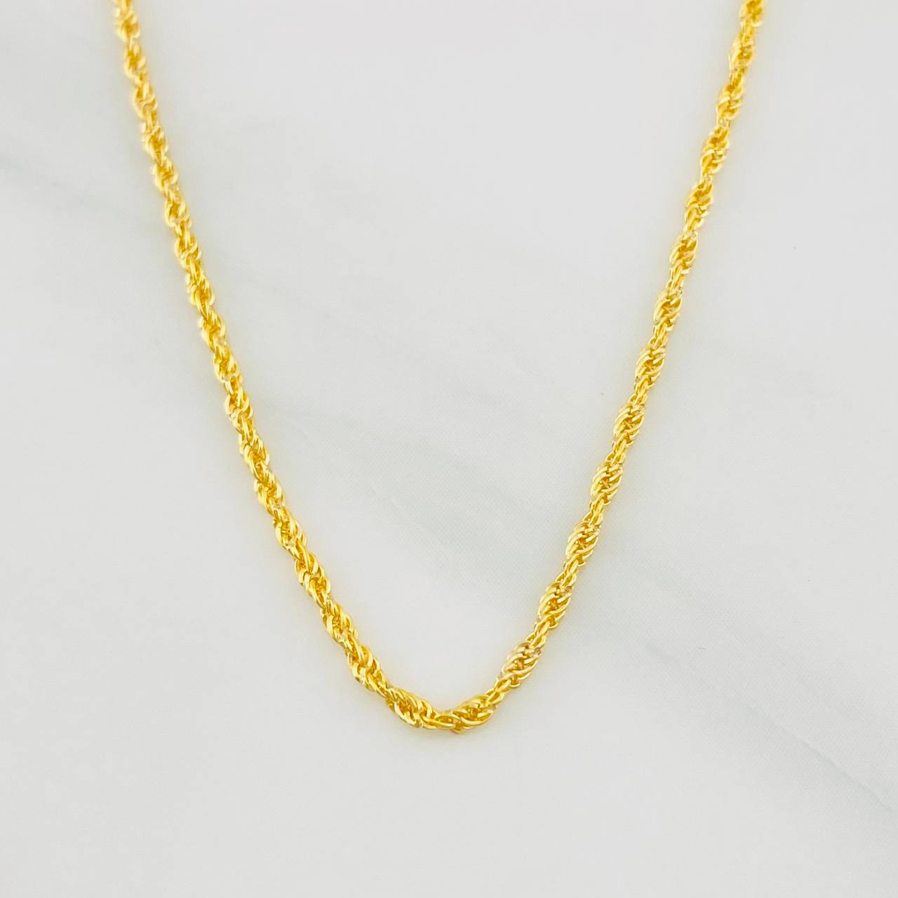 Cadena Lazo 1.15g / 24 in / 1.2mm Oro Amarillo 18K