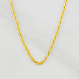 Cadena Lazo 1.15g / 24 in / 1.2mm Oro Amarillo 18K