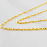 Cadena Lazo 1.15g / 24 in / 1.2mm Oro Amarillo 18K