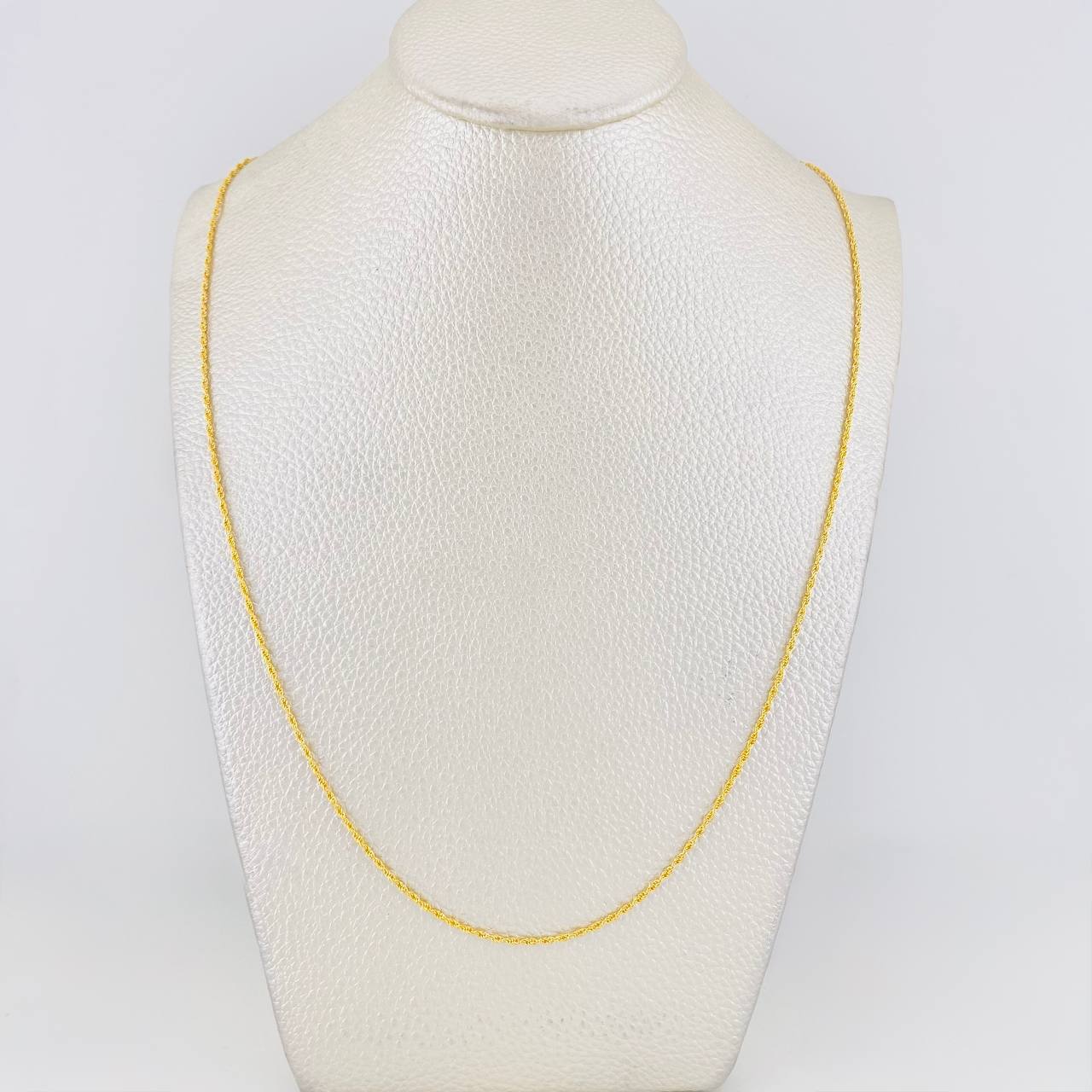 Cadena Lazo 1.1g / 24 in / 1.2mm Oro Amarillo 18K