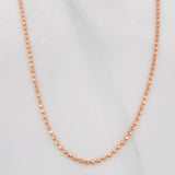Cadena Militar 4.1g / 18 in / 1.5mm Oro Rosa 18K