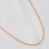 Cadena Militar 4.1g / 18 in / 1.5mm Oro Rosa 18K