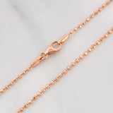 Cadena Militar 4.1g / 18 in / 1.5mm Oro Rosa 18K