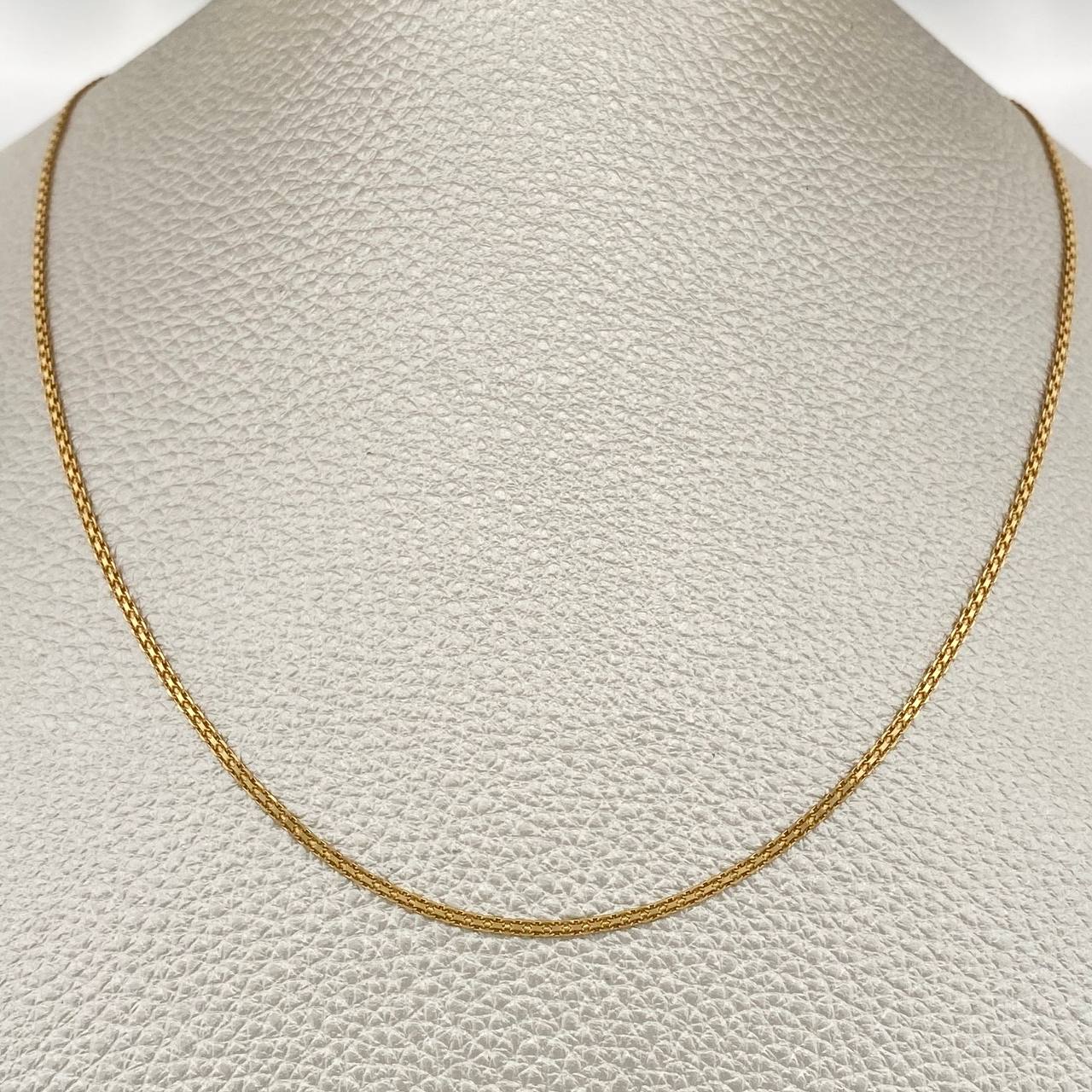 Bismark Chain 3.2gr / 23 1/2 in / 1.3mm Yellow Gold +1 18K $