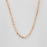 Cadena Morse 1.5 g / 17 3/4 in / 0.05 mm Oro Rosa 18K