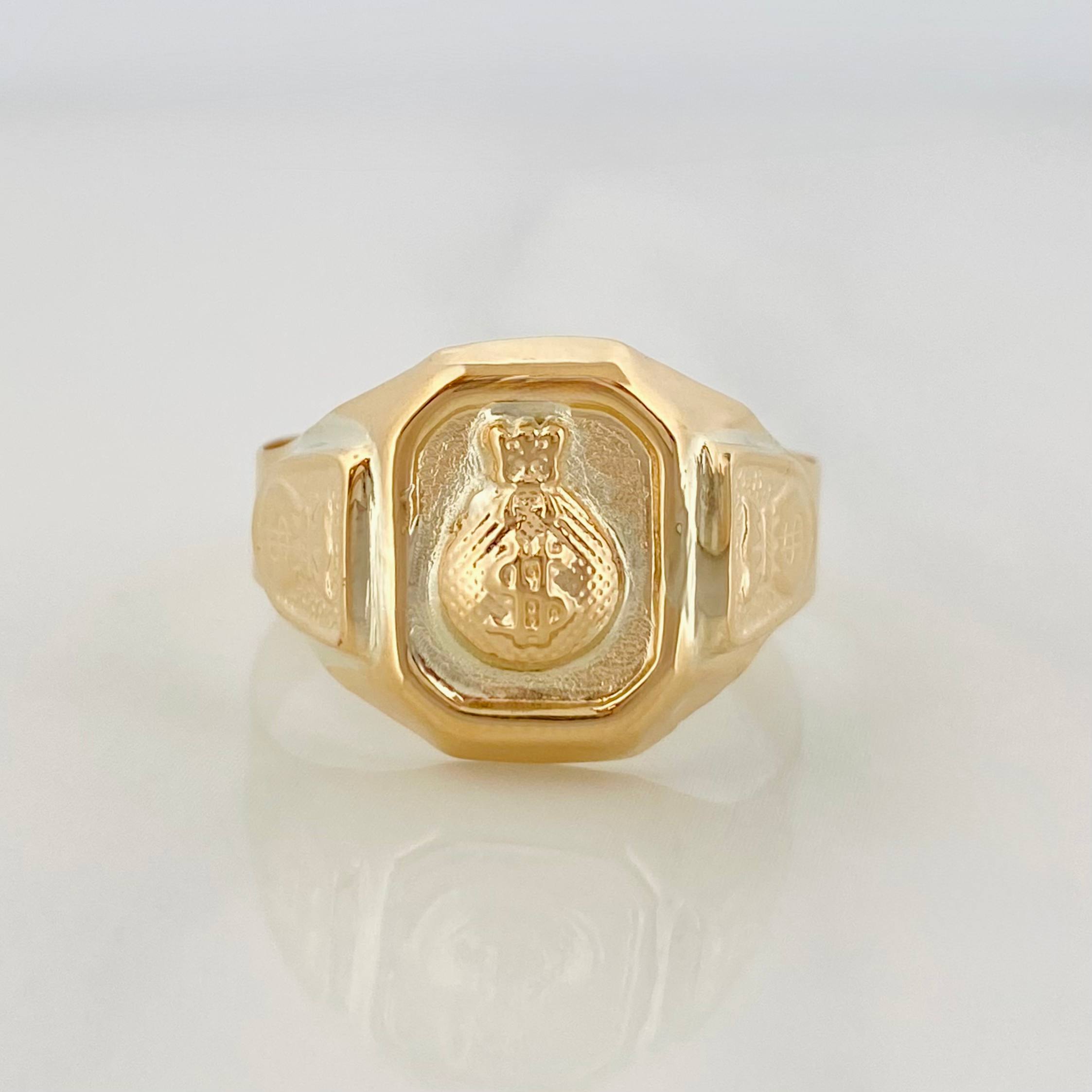 Money Bag Ring 4.05 g / T12 Yellow Gold 18K