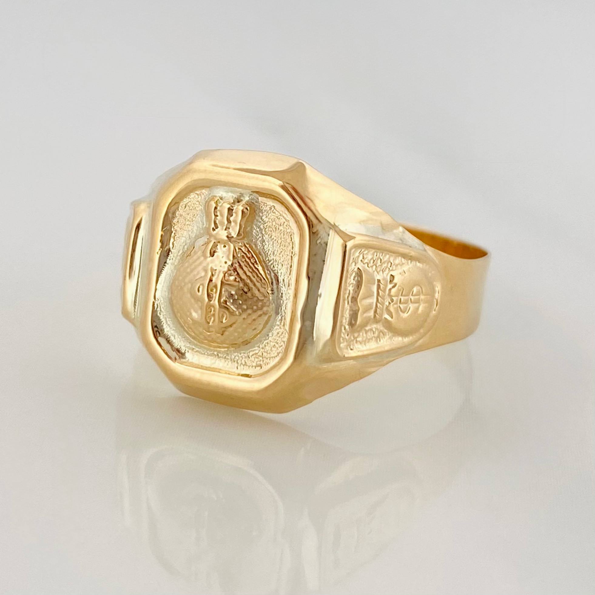 Money Bag Ring 4.05 g / T12 Yellow Gold 18K