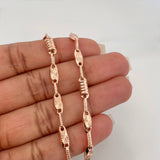 Pulso Rustico Tornillo 4.75 g / 9 in / 3.5 mm Oro Rosa 18K