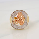 Anillo Caballo 8 g / T10 Tres Oros 18K