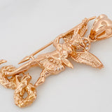 Pendant Saint Michael the Archangel 9.9 g / 1 3/4 in 18K Rose Gold