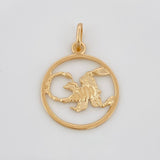 Dije Escorpion 3.15 g / 1 1/4 in Oro Amarillo 18K