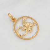 Dije Escorpion 3.15 g / 1 1/4 in Oro Amarillo 18K
