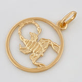 Dije Escorpion 3.15 g / 1 1/4 in Oro Amarillo 18K