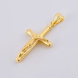 Dije Cruz Cristo Mate 1.3g / 1 1/2 in Oro Amarillo 18K