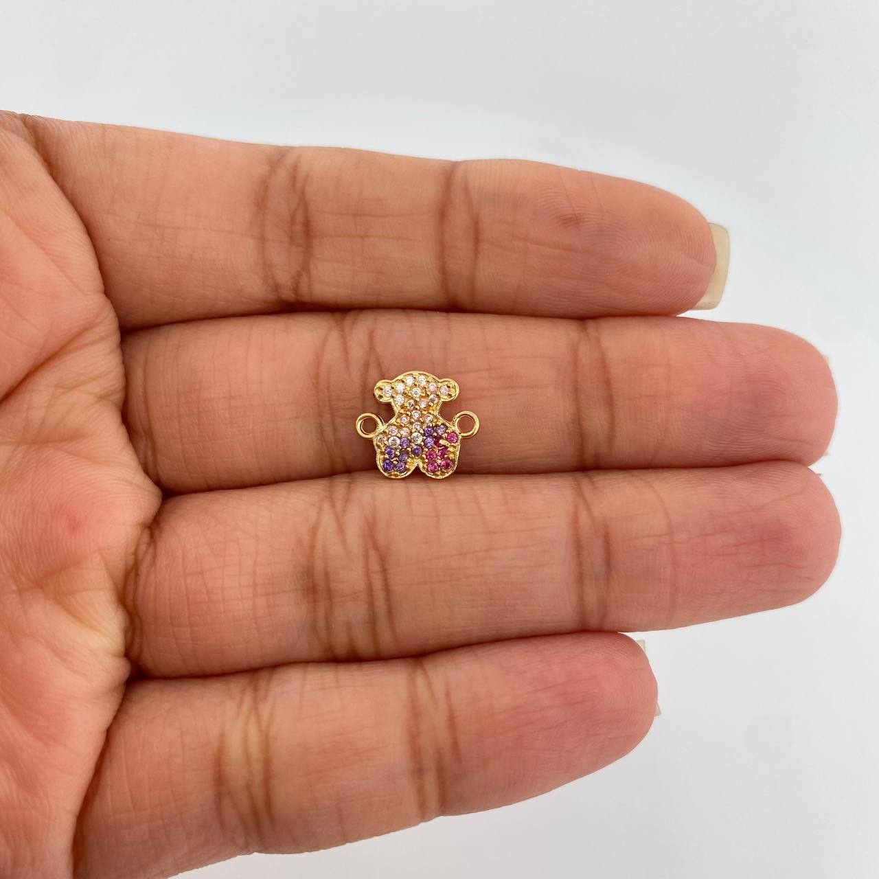 Herraje Oso Ts 0.6gr / 1/2 in / Oro Amarillo 18K %