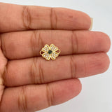 Herraje Trebol 0.75gr / 1/2 in / Oro Amarillo 18K %