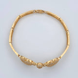 Pulso Corazones Reticulado 11.55gr / 6 3/4 in / 4.1mm Oro Amarillo 18K %