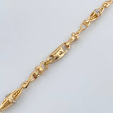 Cadena Dubai 30.65gr / 24 1/2 in / 3.9mm Dos Oros Amarillo Blanco 18K %