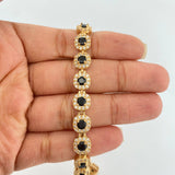 Pulso Tennis 20.85gr / 7 3/4 in / 7.85mm Oro Amarillo Nac.Esp. 18K %