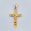 Dije Cruz Cristo  2.6gr / 1 1/2 in / Oro Amarillo 18K %